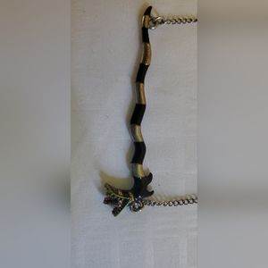 Beetlejuice sandworm necklace